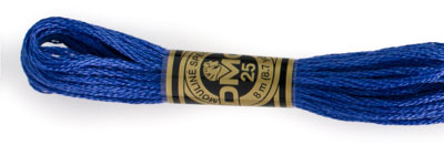 DMC 6 Strand Cotton Embroidery Floss / 792 DK Cornflower Blue