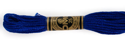 DMC 6 Strand Cotton Embroidery Floss / 796 DK Royal Blue