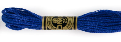 DMC 6 Strand Cotton Embroidery Floss / 797 Royal Blue