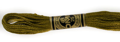 DMC 6 Strand Cotton Embroidery Floss / 830 DK Golden Olive