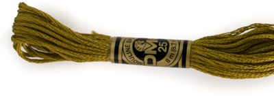 DMC 6 Strand Cotton Embroidery Floss / 831 MD Golden Olive