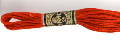 DMC 6 Strand Cotton Embroidery Floss / 900 DK Burnt Orange