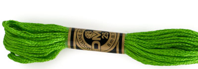 DMC 6 Strand Cotton Embroidery Floss / 906 MD Parrot Green