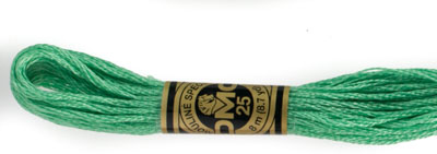 DMC 6 Strand Cotton Embroidery Floss / 913 MD Nile Green