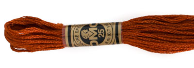 DMC 6 Strand Cotton Embroidery Floss / 919 Red Copper