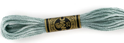 DMC 6 Strand Cotton Embroidery Floss / 927 LT Gray Green