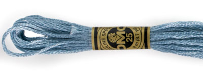 DMC 6 Strand Cotton Embroidery Floss / 932 LT Antique Blue
