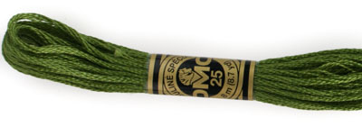 DMC 6 Strand Cotton Embroidery Floss / 937 MD Avocado Green