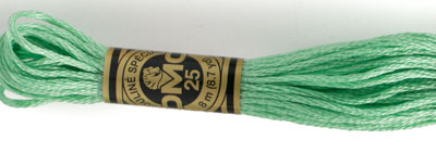 DMC 6 Strand Cotton Embroidery Floss / 954 Nile Green