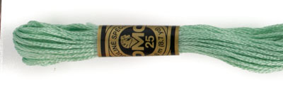 DMC 6 Strand Cotton Embroidery Floss / 966 MD Baby Green