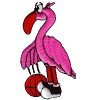 Basketball Flamingo