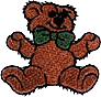 Teddy Bear With Bow, arms out