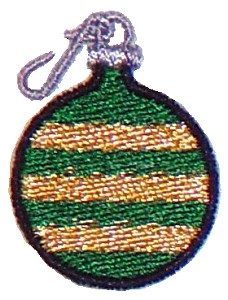 Horizontally Striped Ornament