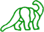 Apatosaurus Outline