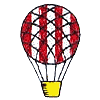 Balloon-Vertical Stripes -1