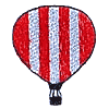 Balloon- vertical stripes -2