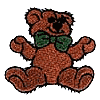 Teddy Bear With Bow, arms out