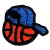 Basketball With Backwards Cap