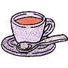 Cup, Saucer, and Spoon