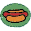 Hot Dog Logo Graphic