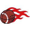Flaming Football