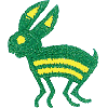 Green Pueblo Rabbit