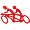 Tandem Bike/Male and Female Riders