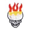 Bone Hedz - Flaming Skull