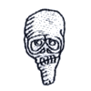 Bone Hedz - Thin Cartoon Skull