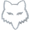 Wolf Head Graphic Outline