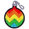 Zig Zag Rainbow Ornament