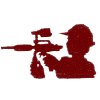 Paintball Shooter Silhouette