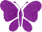 Butterfly - Purple Stencil