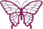Butterfly - Purple Outline
