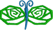 Butterfly - Green Graphic