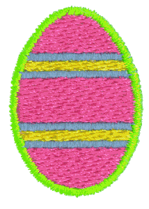 Multi Stripe Egg-Horizontal