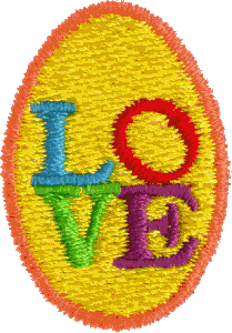 Rainbow Love Egg