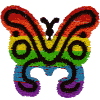 Butterfly-Rainbow Graphic