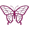 Butterfly - Purple Outline