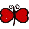Butterfly - Red Heart