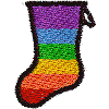 6 - Stocking - Rainbow 1