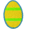 Horizontally 2 Stripe Egg