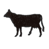 Cow Silhouette-Black