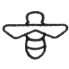Graphic Outline Bee