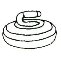 Curling Stone Outline