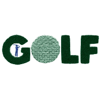 GOLF with ball and golfer