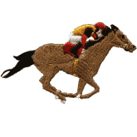Jockey Racing Horse