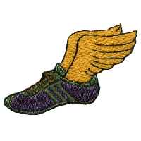 Winged Track shoe