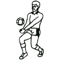 Volleyball Player- outline