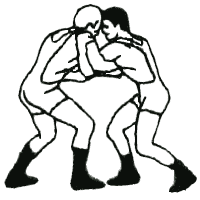 Wrestlers- outline